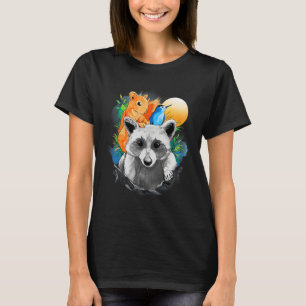 Squirrel Children's Sun Woodpecker Watercolour Rac T-Shirt