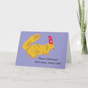 Squirrel Christmas Card