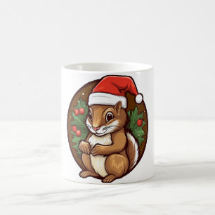 Squirrel Christmas Coffee Mug