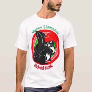 squirrel christmas gifts, personalised name T-Shirt