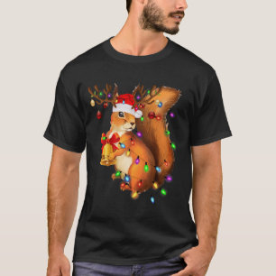 Squirrel Christmas Light Family Matching Sweater P