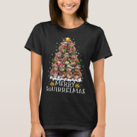 Squirrel Christmas Tree Lights Merry Squirrelmas S