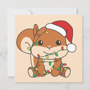 Squirrel Christmas Winter Animals Holiday Squirrel