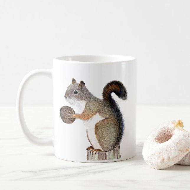 Squirrel Coffee Mug (With Donut)