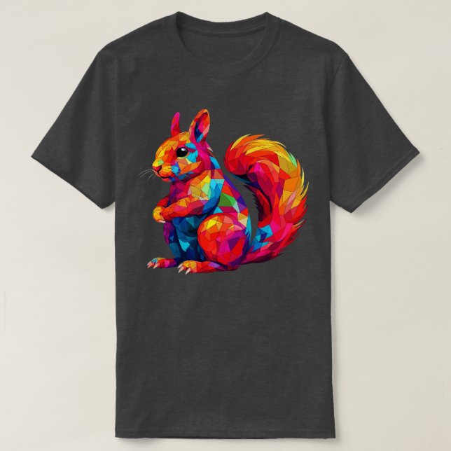 Squirrel colourful T-Shirt (Design Front)
