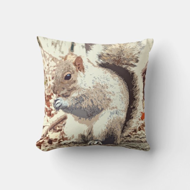 Squirrel Cushion (Front)