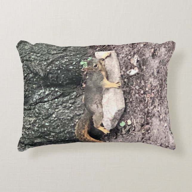 Squirrel Decorative Cushion (Front)