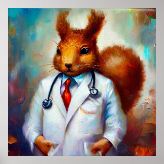 Squirrel Doctor Poster (Front)