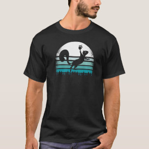 Squirrel Flying On Distressed Retro Squirrels Vint T-Shirt