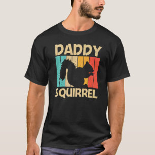 Squirrel For Men Dad Squirrel Chipmunk 80s T-Shirt