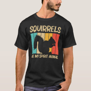 Squirrel For Men Women Squirrel Chipmunk 80s T-Shirt