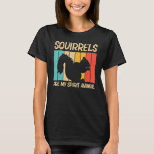 Squirrel For Men Women Squirrel Chipmunk 80s T-Shirt
