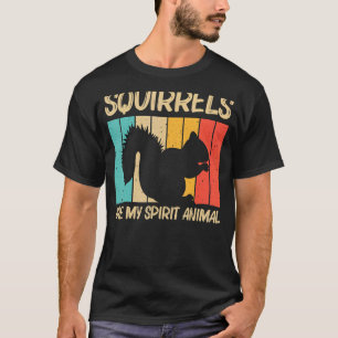 Squirrel For Men Women Squirrel Chipmunk 80s T-Shirt