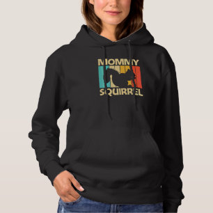 Squirrel For Women Mum Squirrel Chipmunk 80s Hoodie