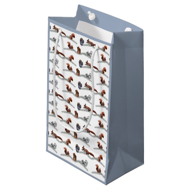 Squirrel Frenzy Gift Bag (Front Angled)