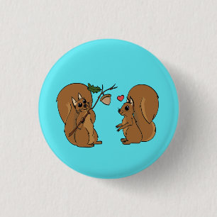 Squirrel-friend 3 Cm Round Badge