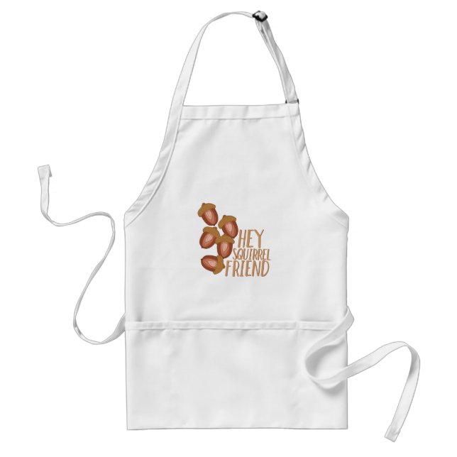 Squirrel Friend Standard Apron (Front)