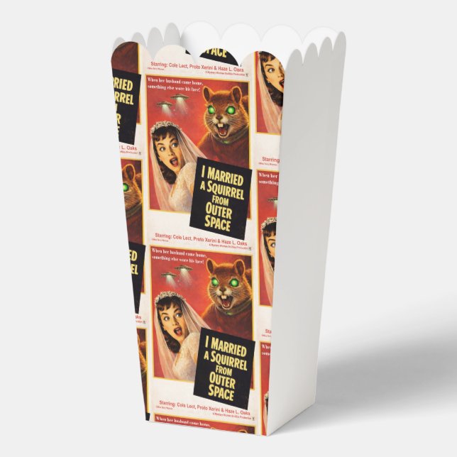 Squirrel from Outer Space Favour Box (Back)
