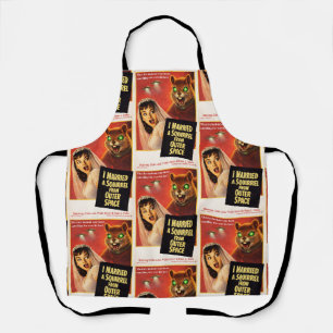 Squirrel from Outer Space Parody Apron