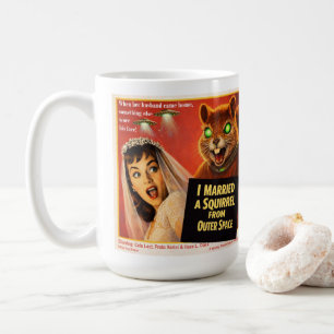 Squirrel from Outer Space Parody Coffee Mug