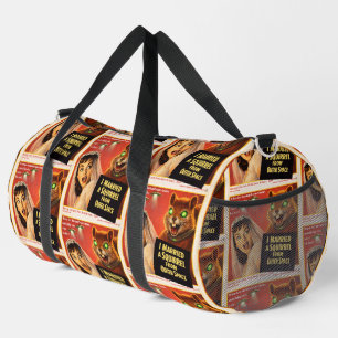Squirrel from Outer Space Parody Duffle Bag