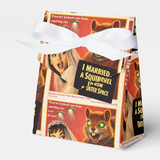 Squirrel from Outer Space Parody Favour Box (Front Side)