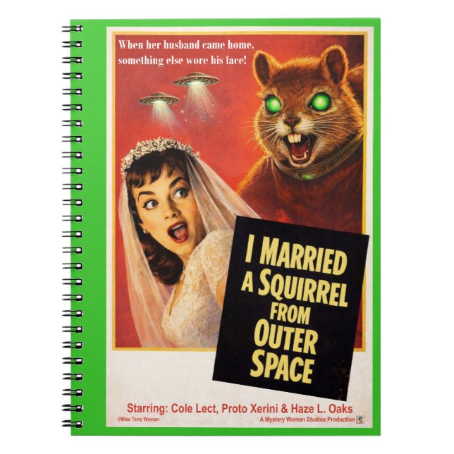 Squirrel from Outer Space Parody Notebook (Front)
