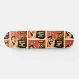 Squirrel from Outer Space Parody Skateboard