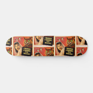 Squirrel from Outer Space Parody Skateboard