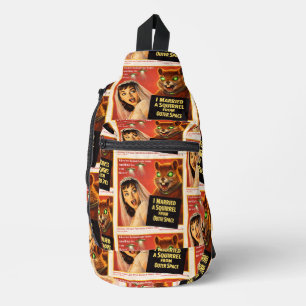 Squirrel from Outer Space Parody Sling Bag