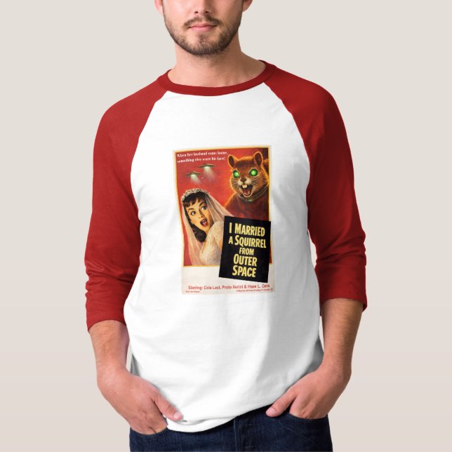 Squirrel from Outer Space Parody T-Shirt (Front)