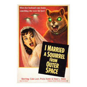Squirrel from Outer Space Photo Print