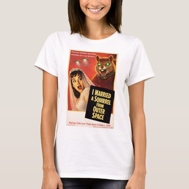 Squirrel from Outer Space T-Shirt (Front)