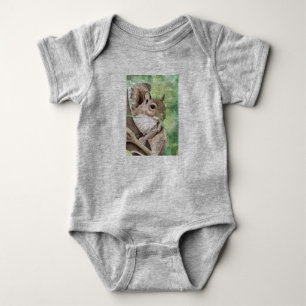 Squirrel Gender Neutral Infant Outfit Baby Bodysuit