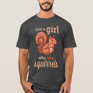 Squirrel Girl Gift Animal Squirrel family T-Shirt