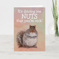 Squirrel Goes Nuts Get Well 