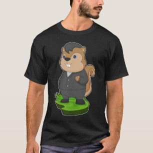 Squirrel Groom Suit Wedding T-Shirt