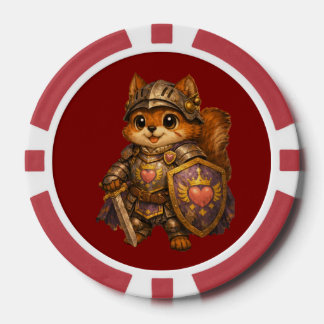 Squirrel Guard Poker Chips