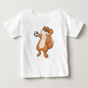 Squirrel Handball player Handball Baby T-Shirt