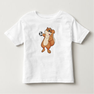 Squirrel Handball player Handball Toddler T-Shirt