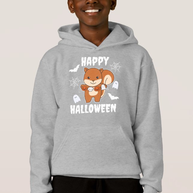 Squirrel Happy Halloween Pumpkin Costume (Front)