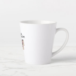 Squirrel Hibernation Reading Latte Mug