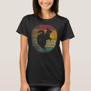 Squirrel Hiking Camping Retro Style Vintage 80s T-Shirt