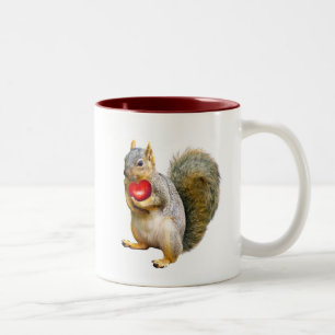 Squirrel Holding Heart Mug