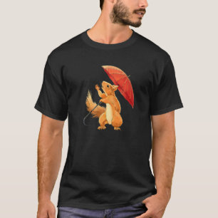 Squirrel Holding Umbrella  Squirrel Enthusiast T-Shirt