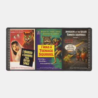 Squirrel Horror Art Desk Mat