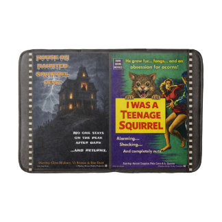 Squirrel Horror Movie Parodies Bath Mat