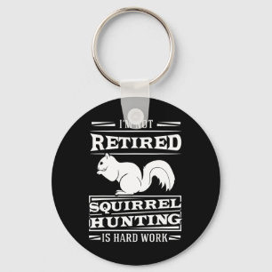 Squirrel Hunter Marrmots Rifle Hunting Chipmunks G Key Ring