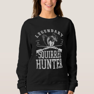Squirrel Hunter Riffle Shotgun Hunting Wildlife Sweatshirt