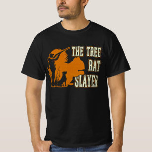 Squirrel Hunter The Tree Rat Slayer Retro Squirrel T-Shirt